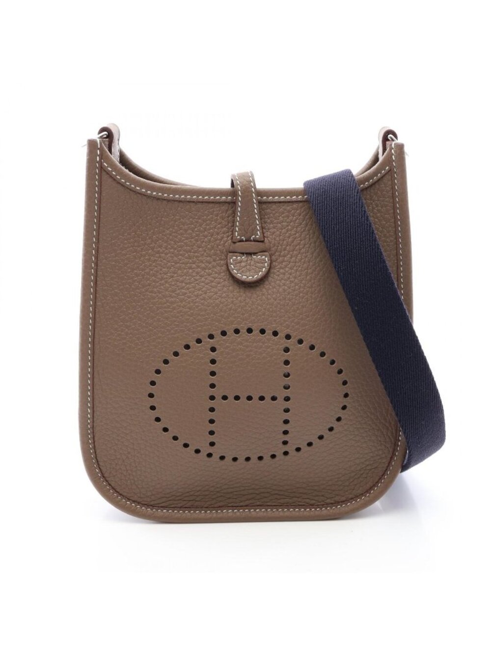 Hermes Shoulder Bag Evelyne TPM Amazone Etoupe Leather TPM